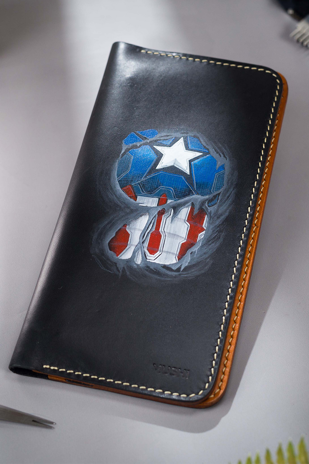 Captain America Wallet Art by MUSHI CAPTAIN AMERICA - Image 1