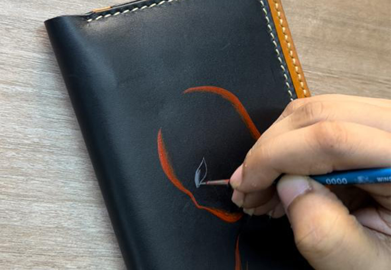 Spider Man - Painting on Wallet
