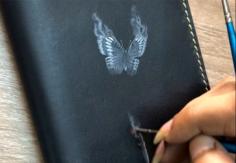 Butterfly Smoke from Candles on MUSHI Wallet