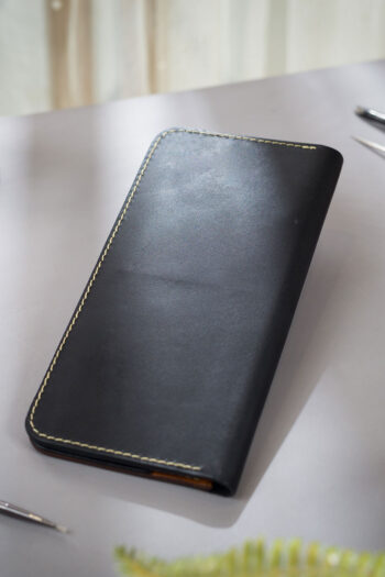 Black Long ART Wallets Prepared By MUSHI