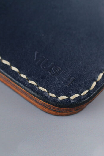 ART on Navy Blue Wallet Prepared By MUSHI