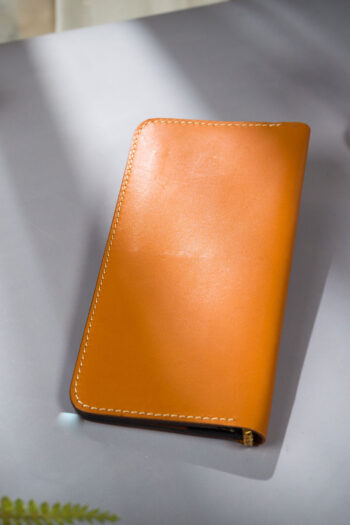 Bi fold ART Wallets Prepared By MUSHI (orange)