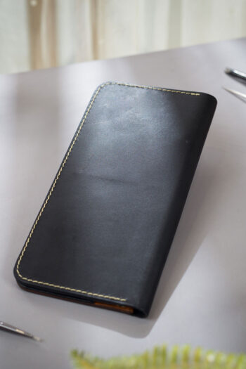 Bi fold ART Wallets Prepared By MUSHI (BLACK)