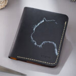 Full Grain nLeather Tiger Art Wallet Prepared By MUSHI